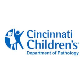 A logo of cincinnati children 's department of pathology.