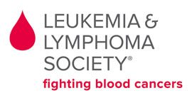 A leukemia & lymphoma society logo with the words " fighting blood cancer."